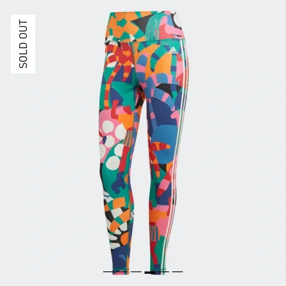 NWT Adidas x Farm Rio leggings - Picture 4 of 4